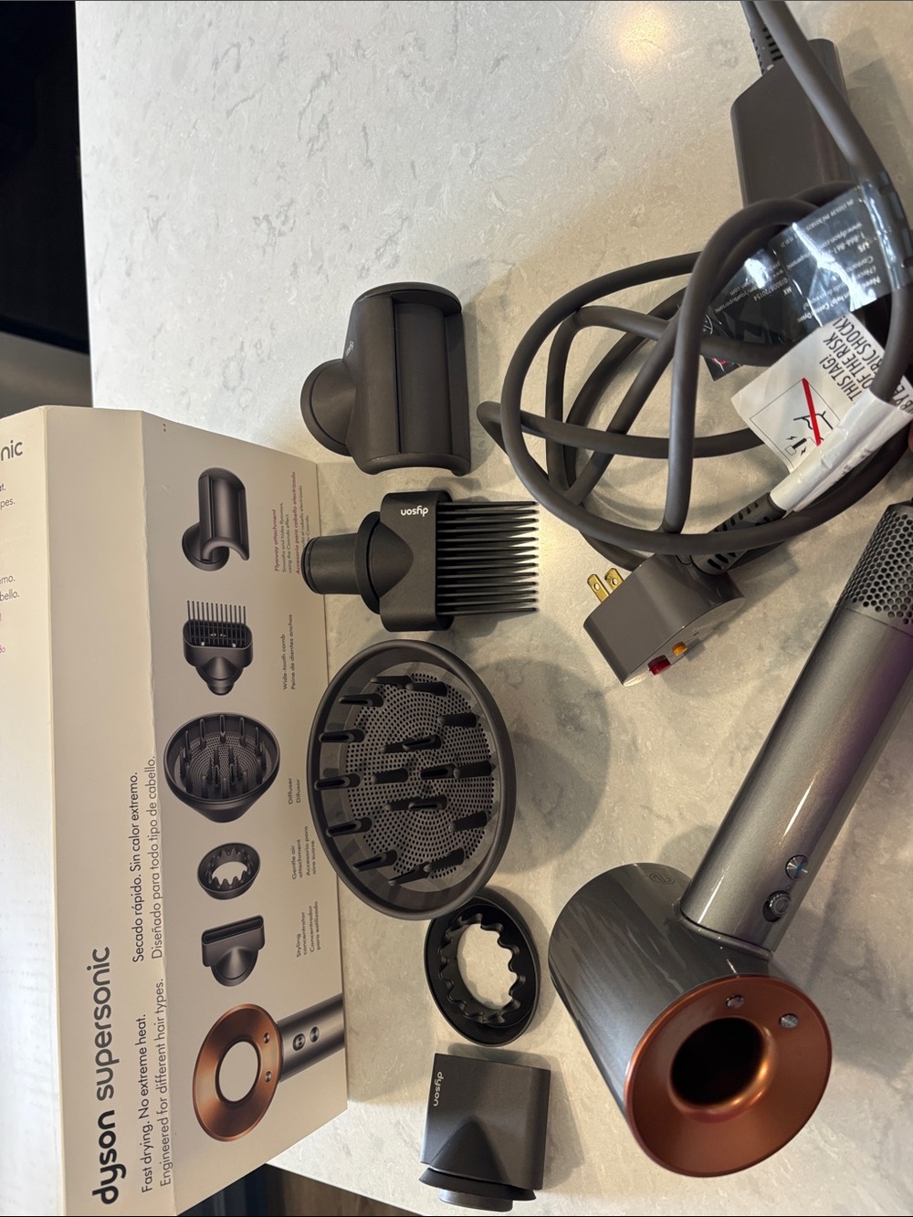 Dyson Supersonic Hair Dryer – Iron with Copper Accent